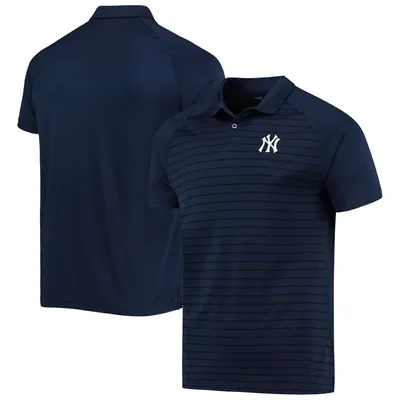 New York Yankees Levelwear Insignia Pulse Raglan Polo - Navy
