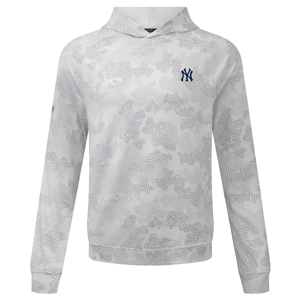 Sweat à capuche Blender Insignia 2.0 pour homme des Yankees de New York, blanc