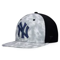 Casquette Snapback Majestic Grey New York Yankees Smoke Dye pour homme