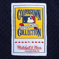 Men's Mitchell & Ness Bernie Williams Navy New York Yankees Cooperstown Mesh Batting Practice Jersey