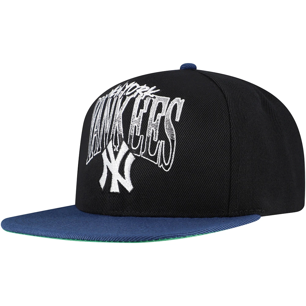 Casquette snapback Rise Up des Yankees de New York pour homme Mitchell & Ness noire