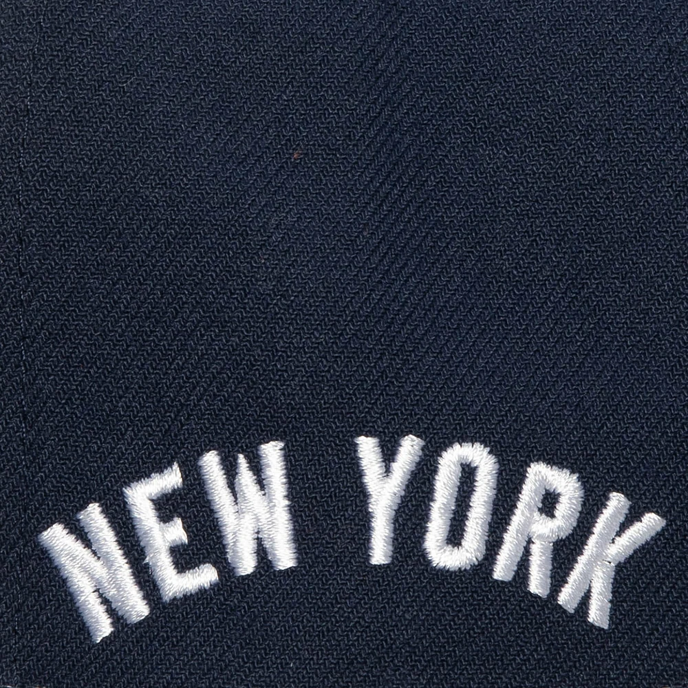 Casquette ajustée pour homme New York Yankees Yankee Stadium 50e anniversaire Homefield crème/gris Mitchell & Ness