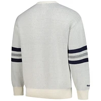 Men's Mitchell & Ness Cream New York Yankees Retro Pullover Sweater