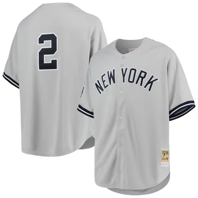 Youth Mitchell & Ness Derek Jeter Navy New York Yankees Team Cooperstown Collection Mesh Batting Practice Jersey Size: Small