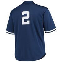 Men's Mitchell & Ness Derek Jeter Navy New York Yankees Big Tall Batting Practice Replica Player Jersey