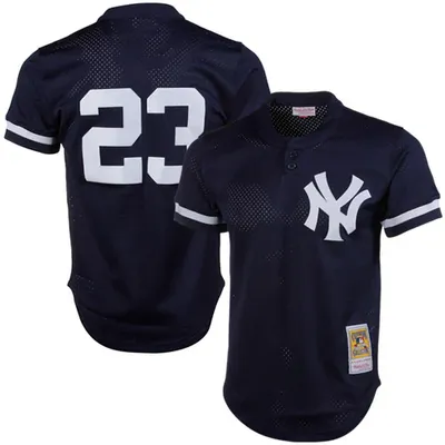 Kirk Gibson Detroit Tigers Mitchell & Ness Youth Cooperstown Collection Mesh Batting Practice Jersey - Navy