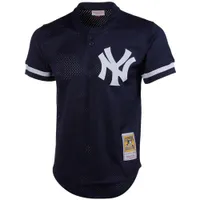 Mitchell & Ness Don Mattingly Navy New York Yankees 1995 Authentique Maillot d'entraînement au bâton en maille de la collection Cooperstown pour hommes