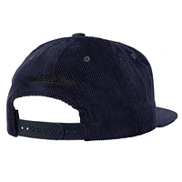 Casquette snapback en velours côtelé bleu marine des Yankees de New York pour homme de Mitchell & Ness