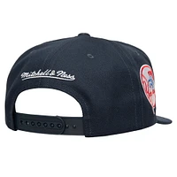 Men's Mitchell & Ness Navy New York Yankees Double Up Snapback Hat