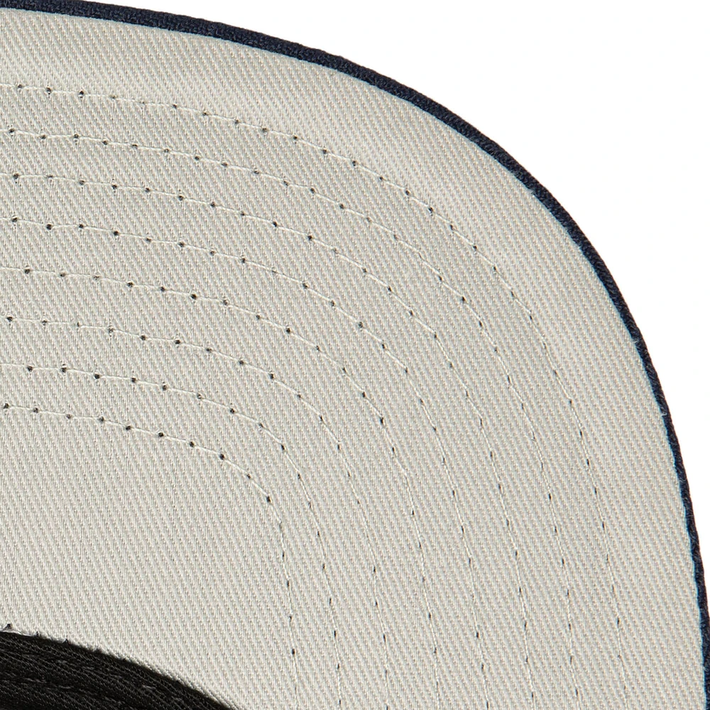 Casquette snapback intégrale sur le devant bleu marine New York Yankees Mitchell & Ness pour hommes