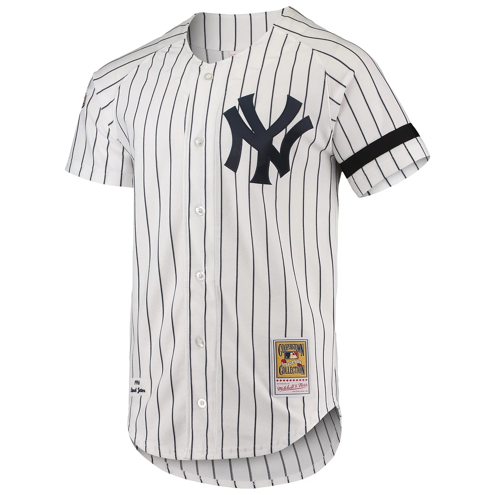 Mitchell & Ness pour homme blanc New York Yankees Cooperstown Collection 1996 Authentique Maillot Domicile