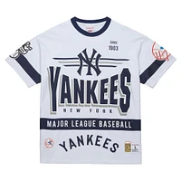 Men's Mitchell & Ness White New York Yankees Cooperstown Collection Team Origins Premium T-Shirt