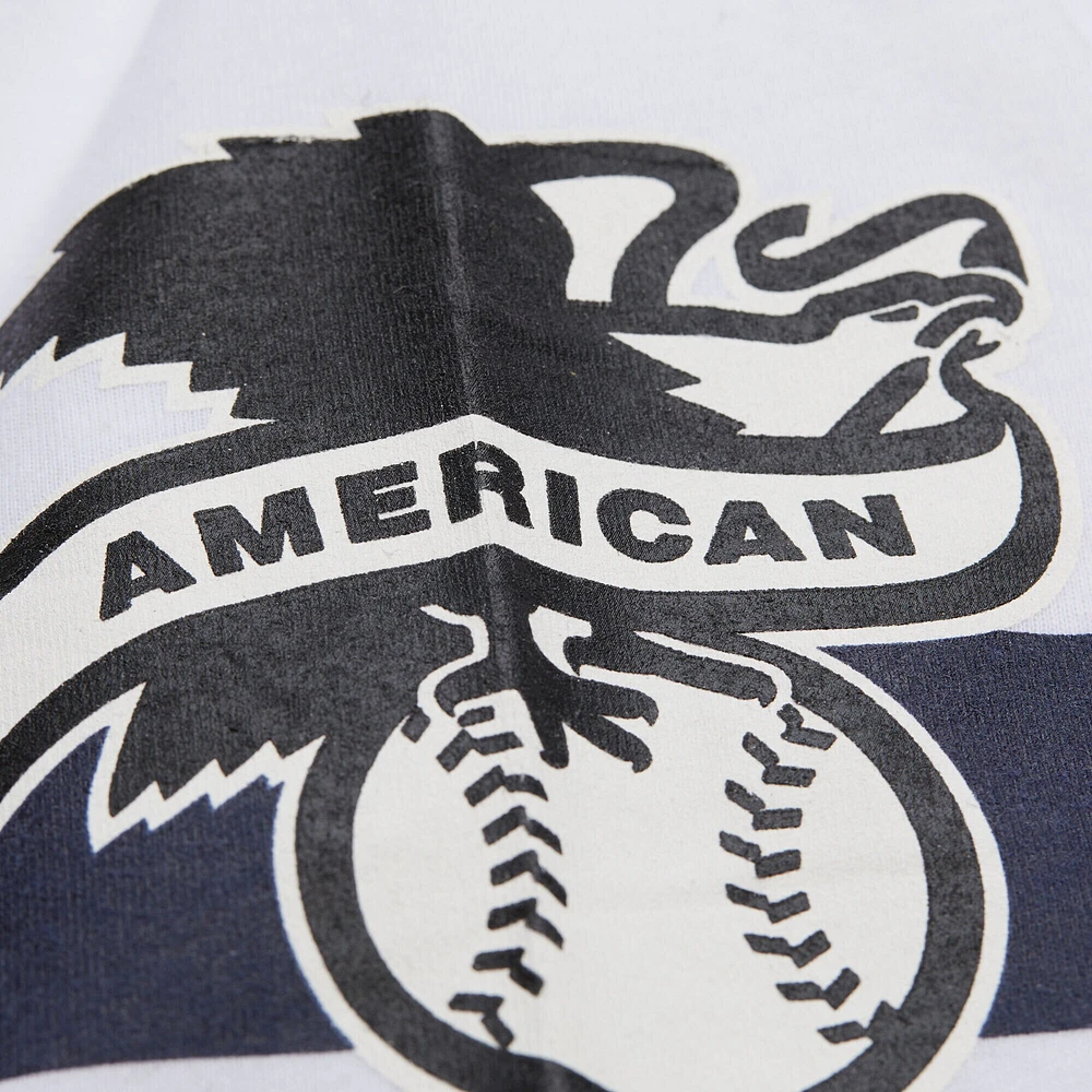 Men's Mitchell & Ness White New York Yankees Cooperstown Collection Team Origins Premium T-Shirt