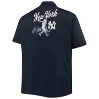 Profile Men's Navy New York Yankees Big & Tall Long Sleeve T-Shirt