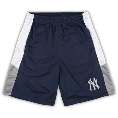 New York Yankees Profile Team Shorts - Navy/Gray