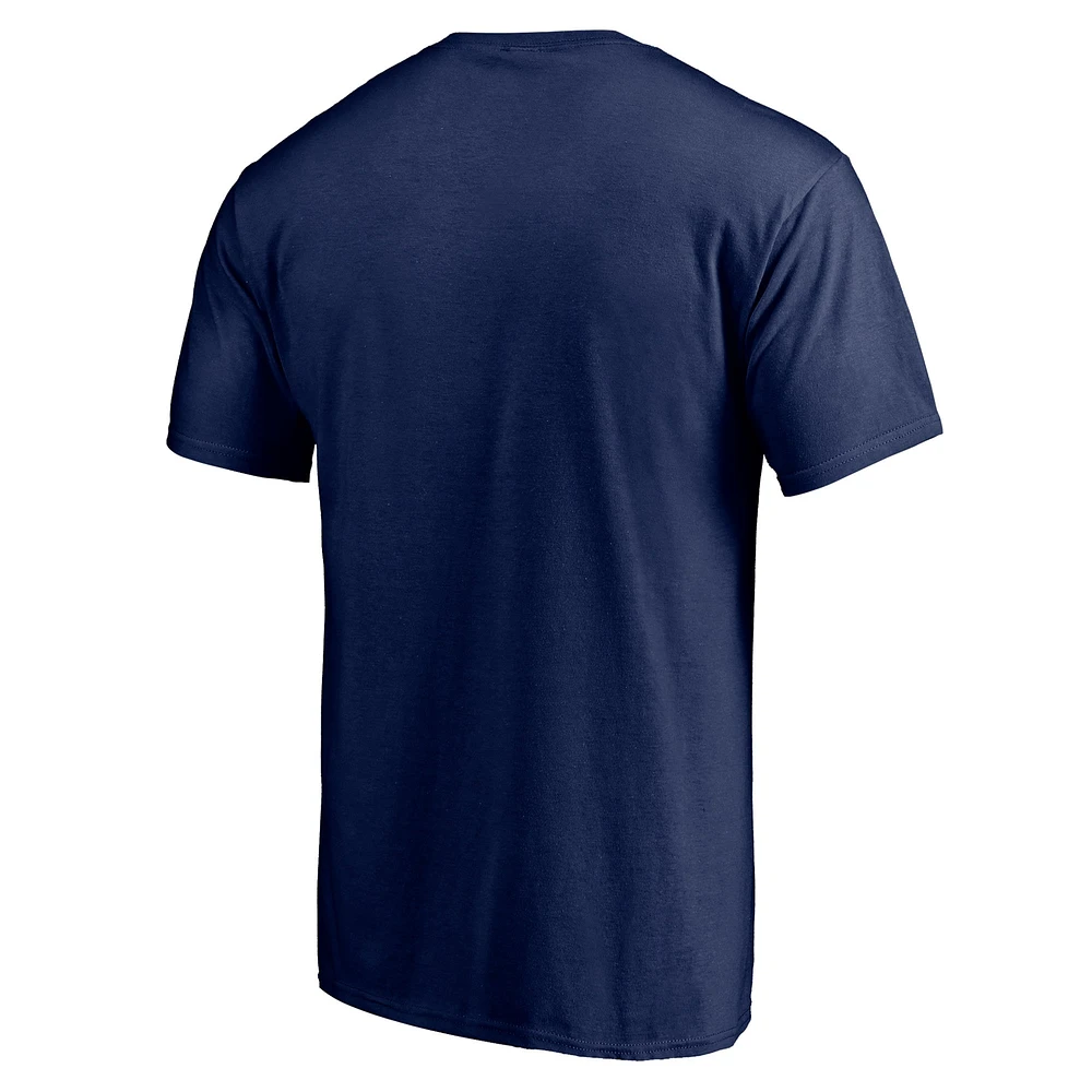 T-shirt bleu marine pour homme avec le titre des World Series Hometown Yankees de New York