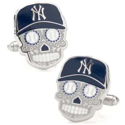 New York Yankees Sugar Skull Cufflinks - Navy