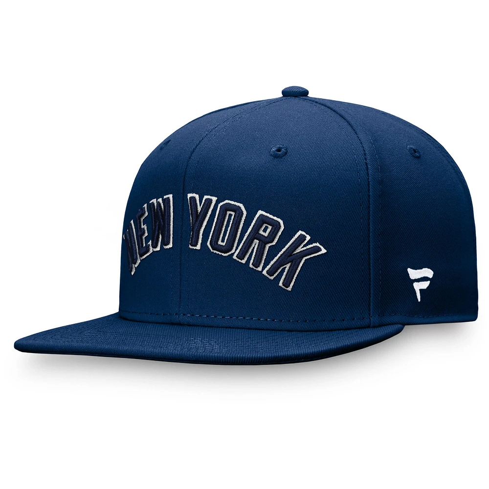 Casquette ajustée Team Core des Yankees de New York pour homme, bleu marine