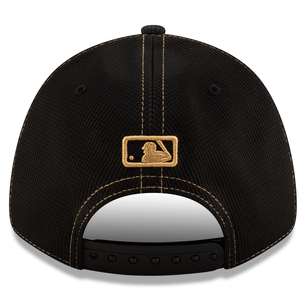 Casquette ajustable 9FORTY pour homme New Era noire New York Yankees 2024 American League Division Series Champions Locker Room