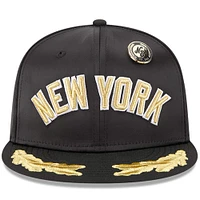 Men's New Era  Black York Yankees 2025 59FIFTY Day Gold Leaf Fitted Hat