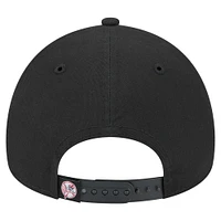 Casquette ajustable New Era 9FORTY A-Frame noire des Yankees de New York pour homme