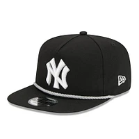 Casquette Snapback noire New Era pour hommes des Yankees de New York Branch Golfer