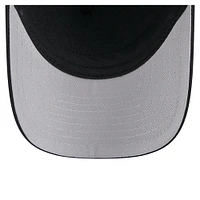 Men's New Era Black New York Yankees City Initial 9FORTY A-Frame M-Crown Adjustable Trucker Hat