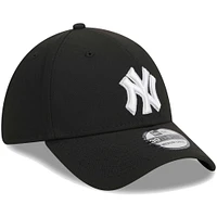 Casquette Flex 39THIRTY New Era noire avec logo York Yankees pour homme