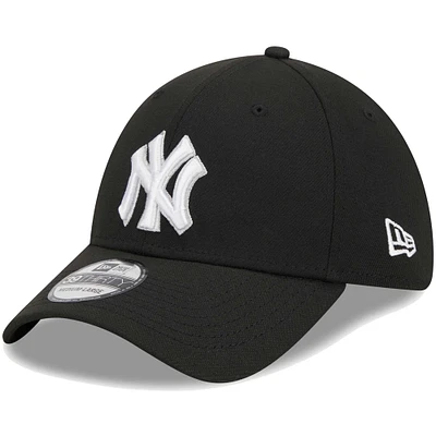 Casquette Flex 39THIRTY New Era noire avec logo York Yankees pour homme