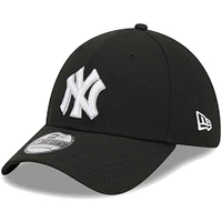 Casquette Flex 39THIRTY New Era noire avec logo York Yankees pour homme