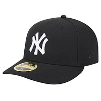 Men's New Era Black York Yankees Low Profile 59FIFTY Fitted Hat