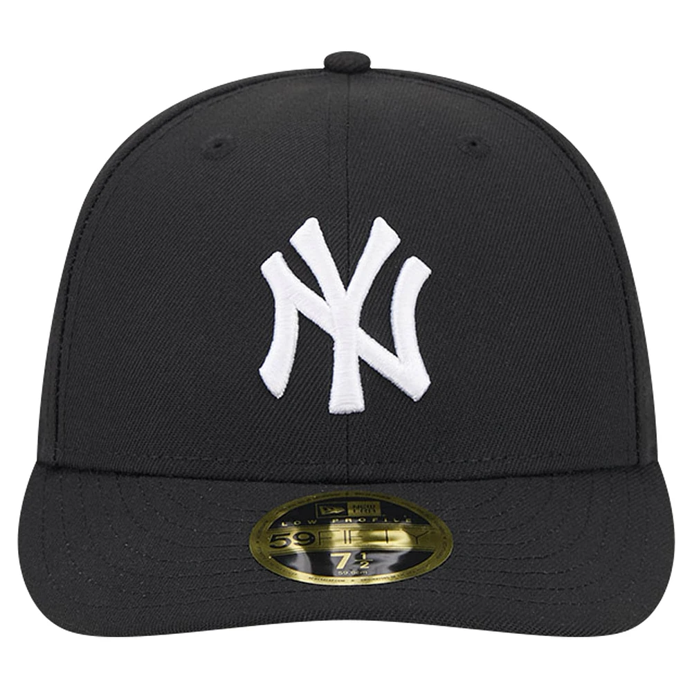 Men's New Era Black York Yankees Low Profile 59FIFTY Fitted Hat