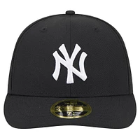 Men's New Era Black York Yankees Low Profile 59FIFTY Fitted Hat