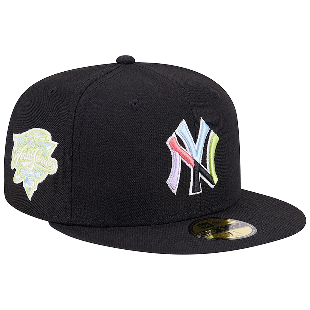 Casquette ajustée 59FIFTY noire des New York Yankees Era pour homme