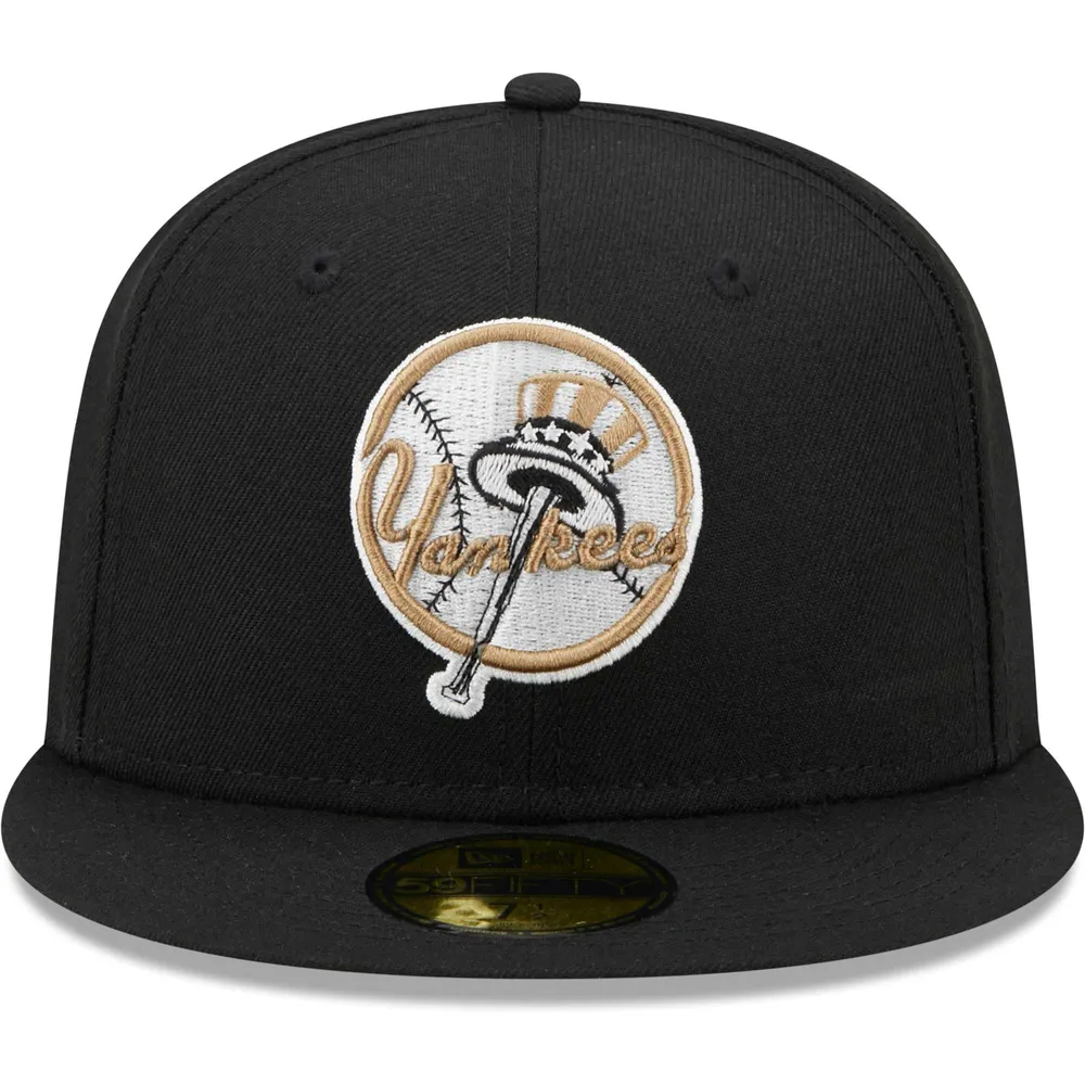 Men's New Era Black/Gold York Yankees 59FIFTY Fitted Hat