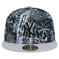 Men's New Era Black York Yankees Sands 59FIFTY Fitted Hat