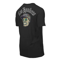T-shirt New Era noir pour homme avec motif Sugar Skulls des Yankees de York