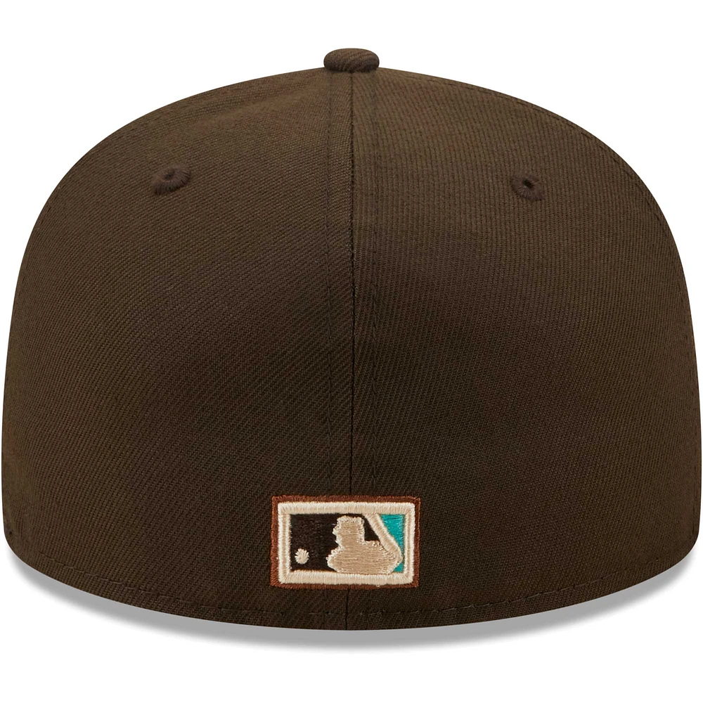 Casquette ajustée 59FIFTY New York Yankees Walnut Mint Era pour homme, marron/menthe