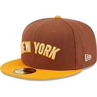 Men's New Era Brown York Yankees Tiramisu  59FIFTY Fitted Hat