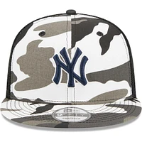 Casquette Snapback 9FIFTY New Era Camo New York Yankees Urban Camo Trucker pour hommes