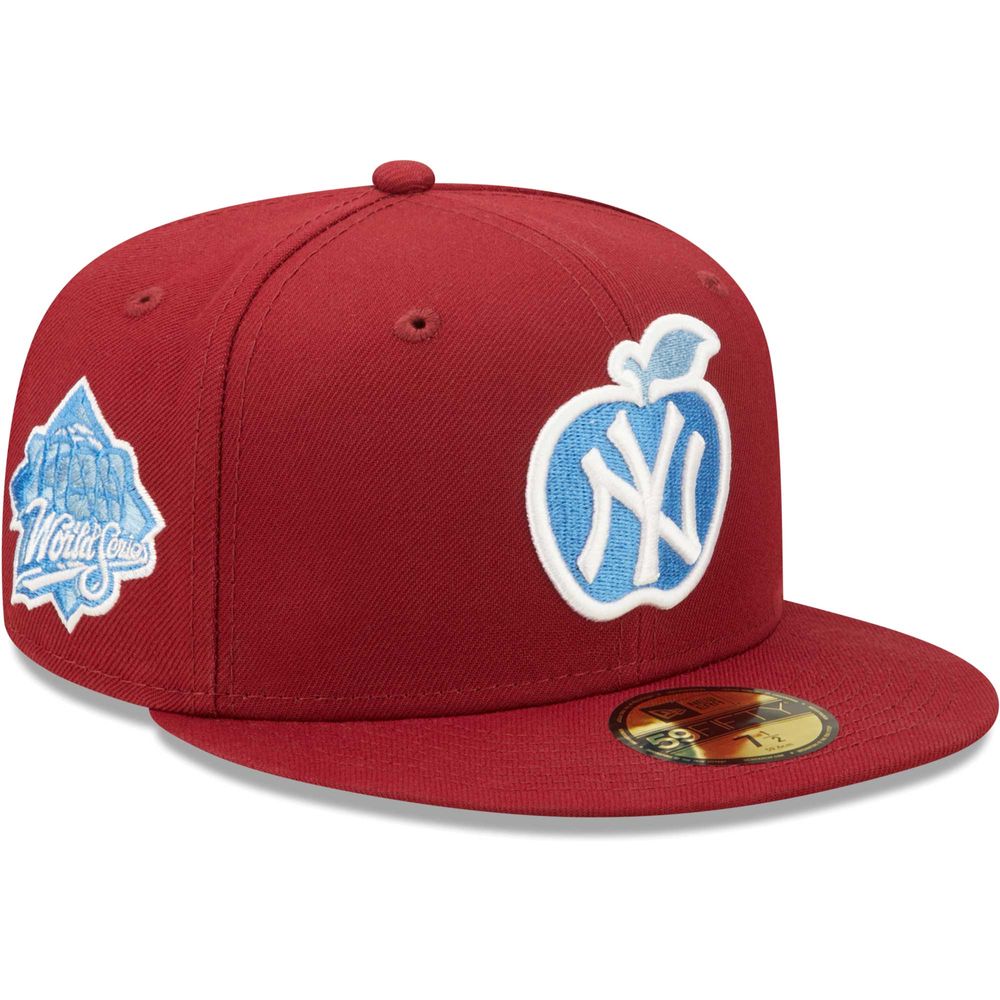 Men's New York Yankees New Era Red Sidepatch 59FIFTY Fitted Hat