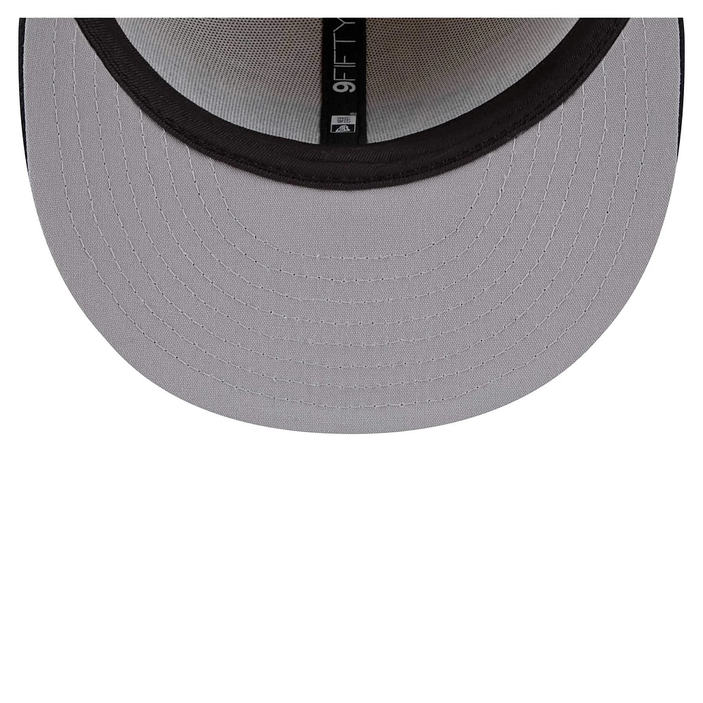 Casquette Snapback 9FIFTY New Era pour homme, couleur crème/noir, motif Team Art des Yankees de New York