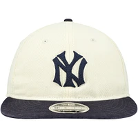 Men's New Era Cream New York Yankees MoMA Retro Crown 9FIFTY Adjustable Hat