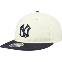 Men's New Era Cream New York Yankees MoMA Retro Crown 9FIFTY Adjustable Hat