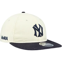 Men's New Era Cream New York Yankees MoMA Retro Crown 9FIFTY Adjustable Hat