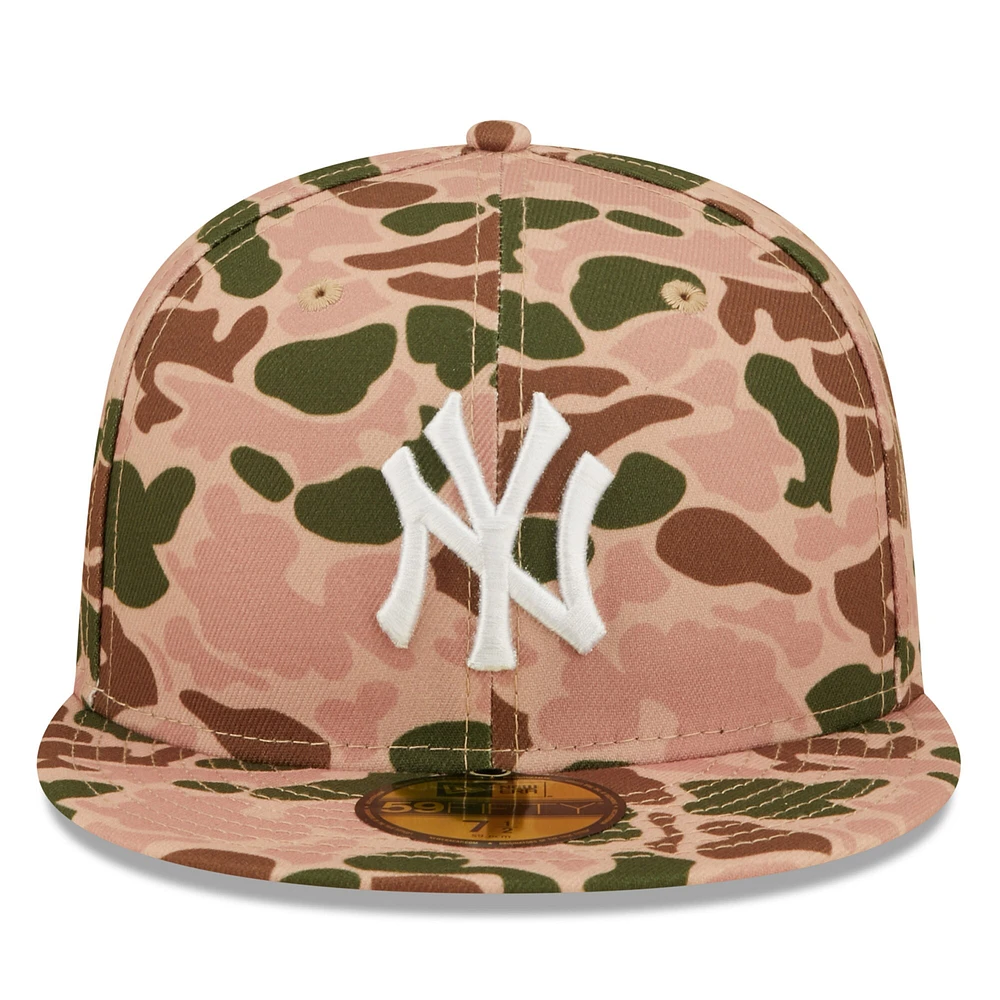 New Era Duck Camo York Yankees 1996 World Series Flame Undervisor 59FIFTY - Casquette ajustée