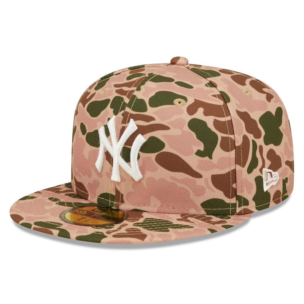 New Era Duck Camo York Yankees 1996 World Series Flame Undervisor 59FIFTY - Casquette ajustée