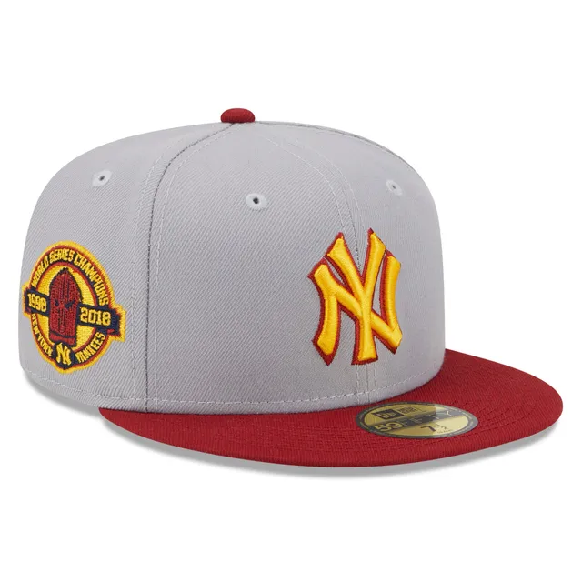 New York Yankees New Era Undervisor 59FIFTY Fitted Hat - White/Red