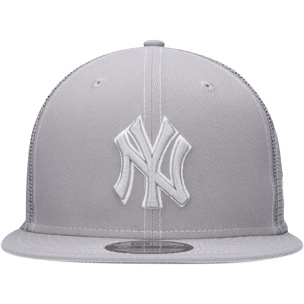 Men's New Era  Gray New York Yankees 2023 On-Field Batting Practice 9FIFTY Snapback Hat