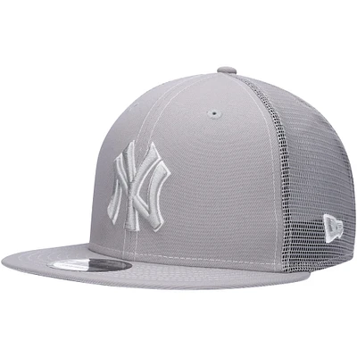 Casquette New Era grise New York Yankees 2023 On-Field Batting Practice 9FIFTY Snapback pour homme